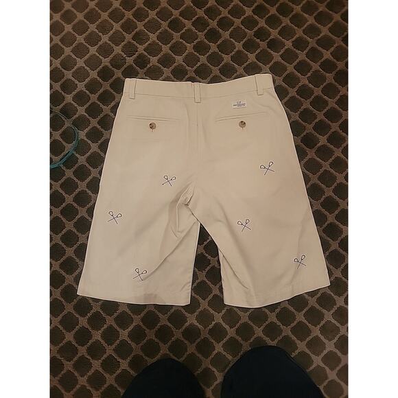 VINEYARD VINES By Shep & Ian *SIZE 14* BOY'S SHORTS W/ LACROSSE STICKS - Picture 8 of 8